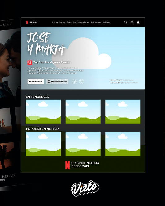 LOVEFLIX | Plantilla Portaretrato