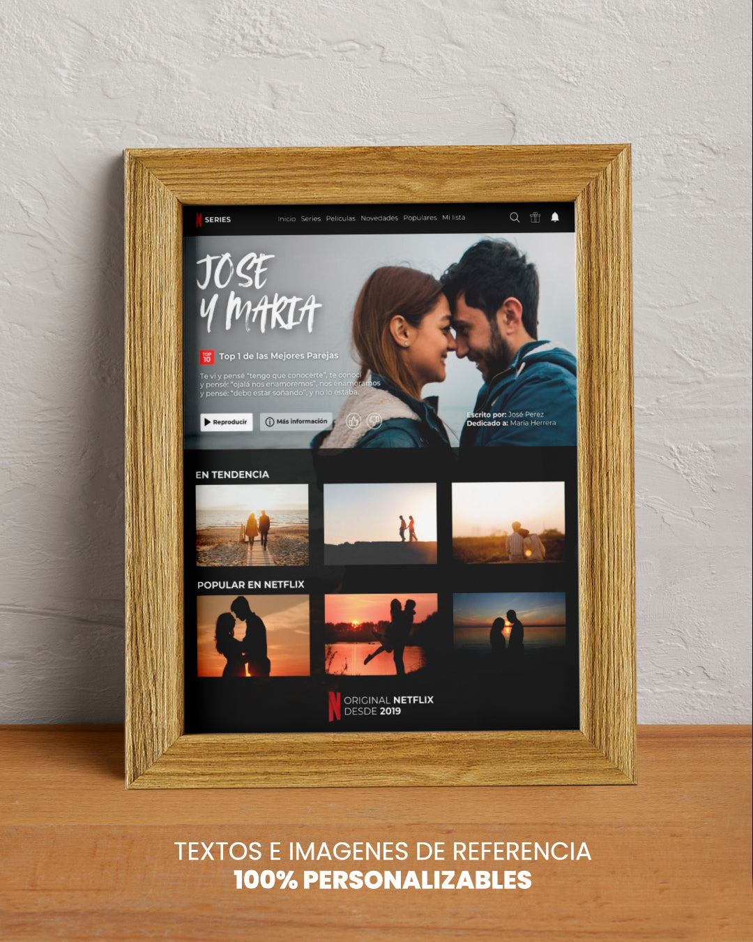 LOVEFLIX | Plantilla Portaretrato