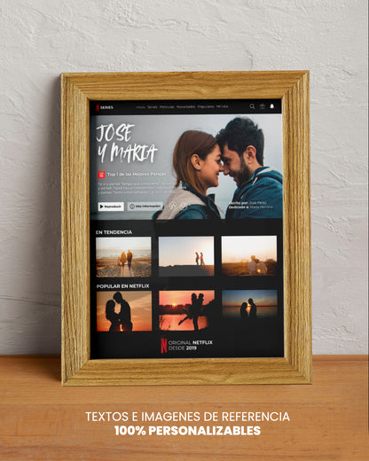 LOVEFLIX | Plantilla Portaretrato